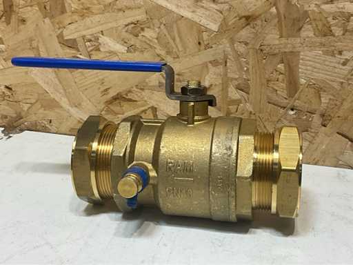 Raminex 329208 Kogelkraan incl aftap 54mm