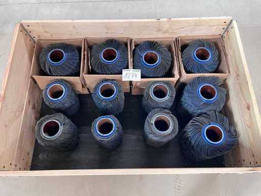   Lots of sanding rollers