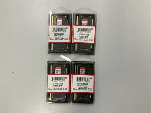 Kingston 32GB(4x 8GB) DDR4 2666MHz KCP426SS6/8 SO-DIMM sticks