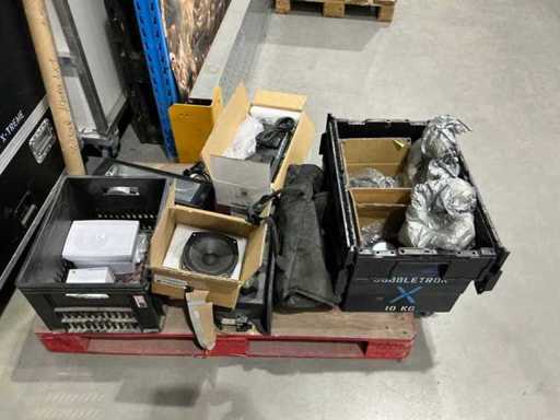 Batch of audio parts