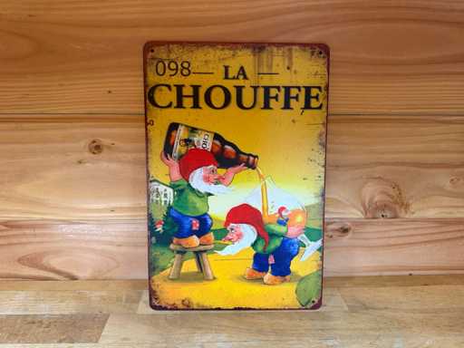 metaal reclame wandbord