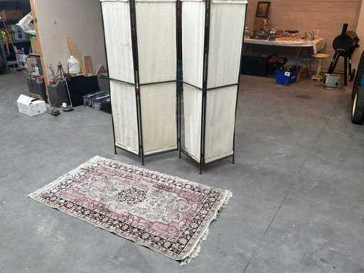 Paravane et tapis vintage