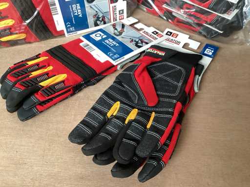 Kreator KRTT007XL Arbeitshandschuhe Heavy Duty, Gr. 10 (60x)