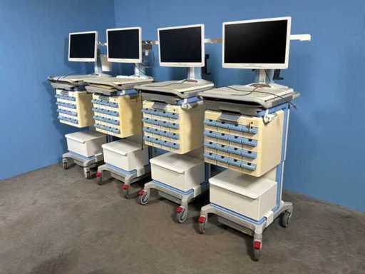 Amis Point of care workstation & medicatie box (4x)