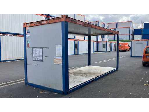 CONTAINEX ANLAGENCONTAINER 20´ - MITTELTEIL - NUR 1 STIRNWAND Container
