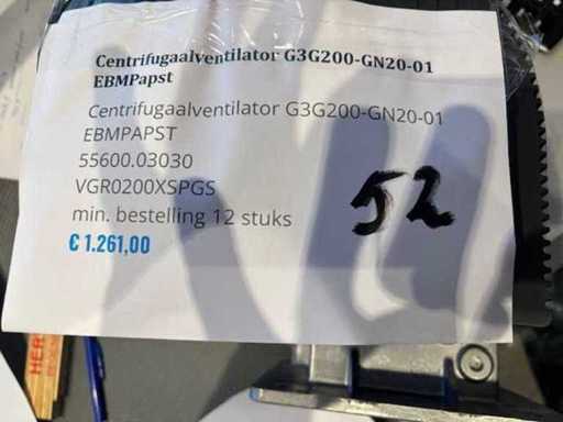 EBM Papst - G3g200-g20-01 - EBM Papst Centrifugaalventilator G3G200-G20-01