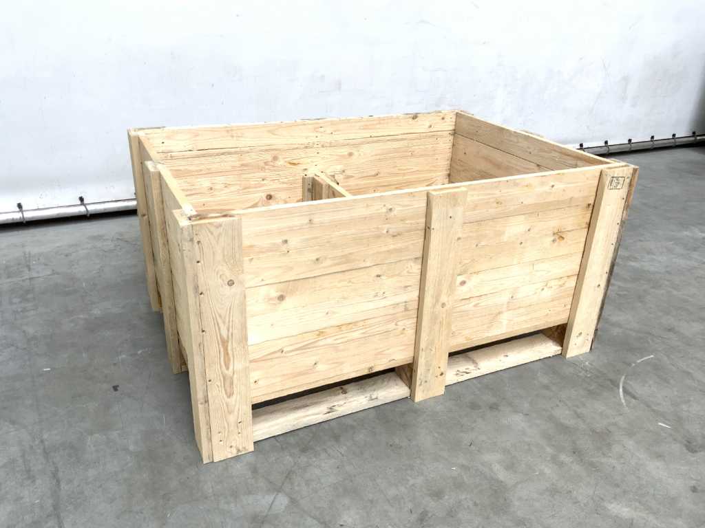 houten palletbox 1300x890x630mm (5x)