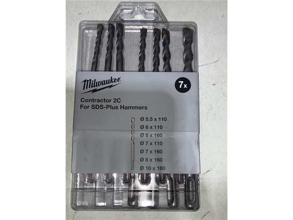 Milwaukee - 7 pieces SDS Plus - drill set (6x)