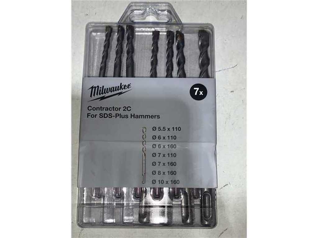 Milwaukee - 7 piese SDS Plus - set de burghie