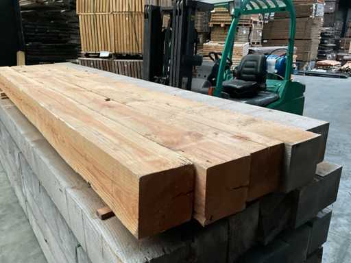 Douglas geschaafde tuinpaal 400x20x20 cm (4x)