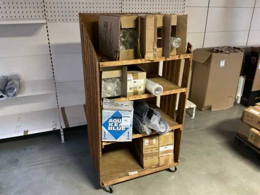 Mobilier mobile avec divers contenus