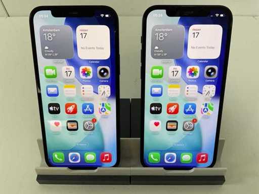 Apple iPhone 12 - 64GB - Negru (2x)
