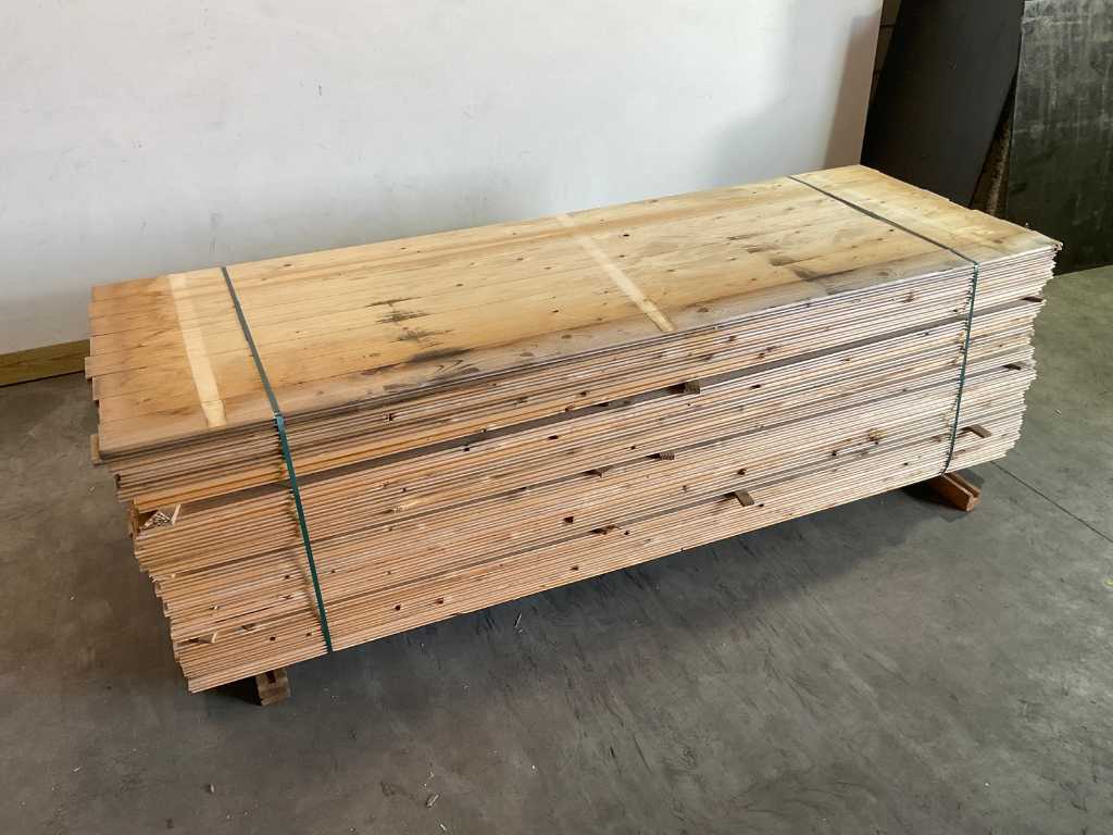 vuren plank mes en groef 270x12x1.8 cm (50x)