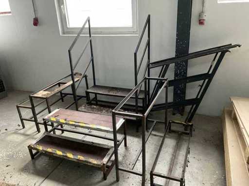 Scala pronta per il palco