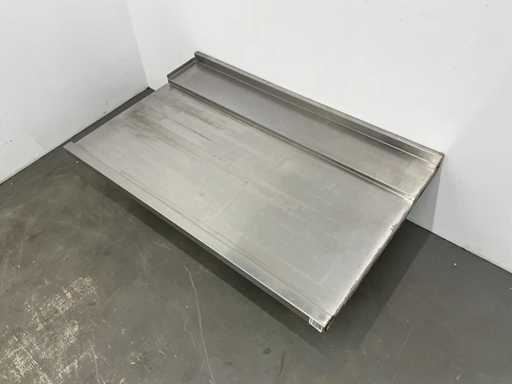 Blat stołu z koszem ze stali nierdzewnej