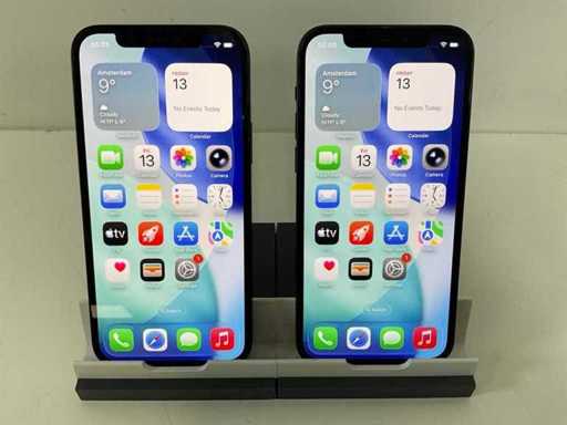 Apple iPhone 12 - 64GB - Negru (2x)