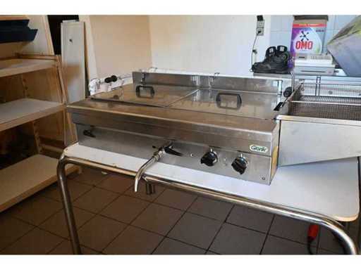 Giorik FP27S 2-Delige RVS Oliebollen Friteuse
