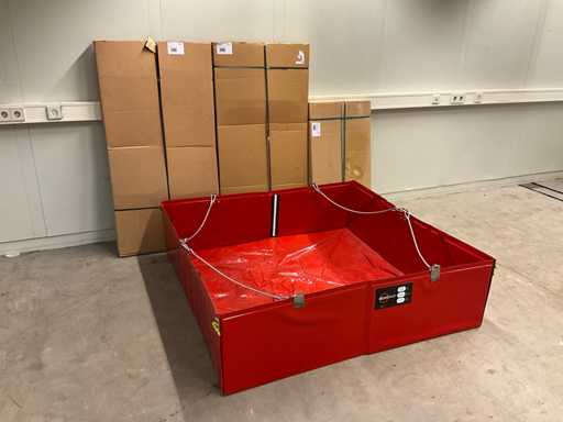 4x Ongebruikt Ecotarp Mobiele Vloeistof Opvangbak