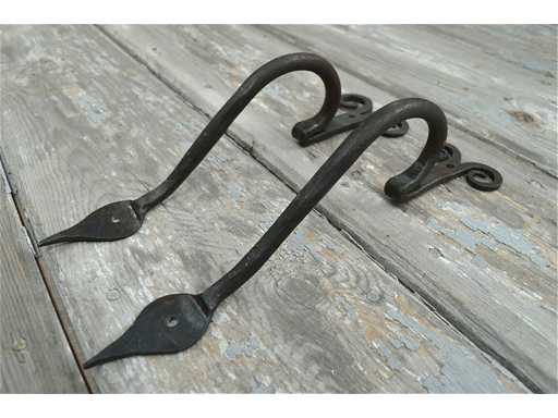 (92x) Schuifdeur Handvat Krul - Handgemaakt