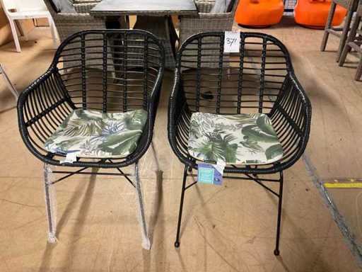 Garden chair (2x)