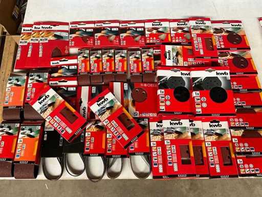 Accesorii pentru scule de șlefuit KWB Mix