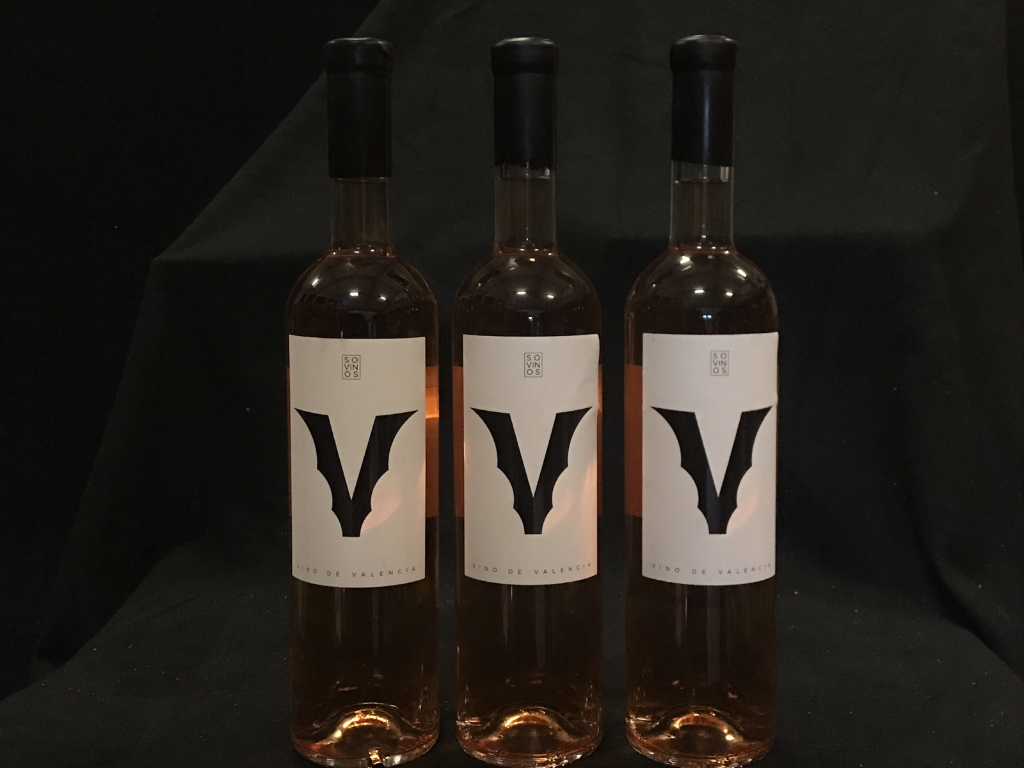 2019 Der V - Vino de Valencia Roséwein Magnum (3x)
