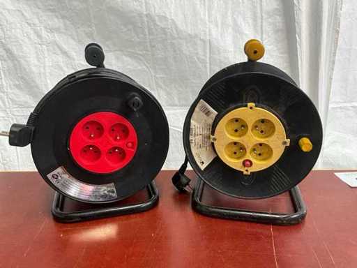 Verlengsnoerhaspel (2x)