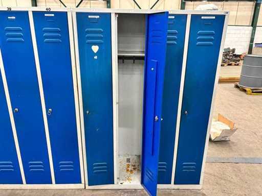 Lockers 2 rijen van 16 H170 (4*8) - Overige kantoorinventaris