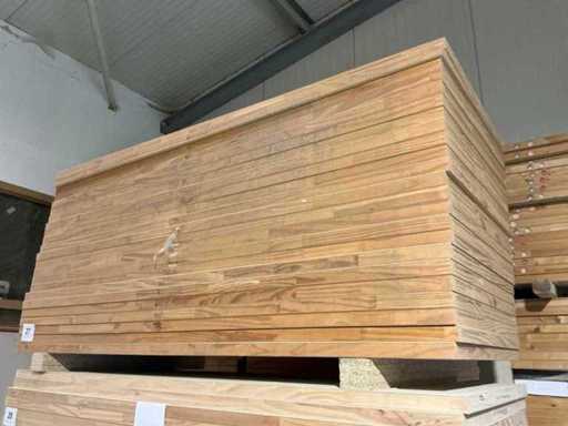 Unvarnished honeycomb painter's doors (23x)