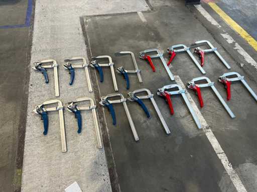 Cleme cu eliberare rapid? ?i cu levier (14x)