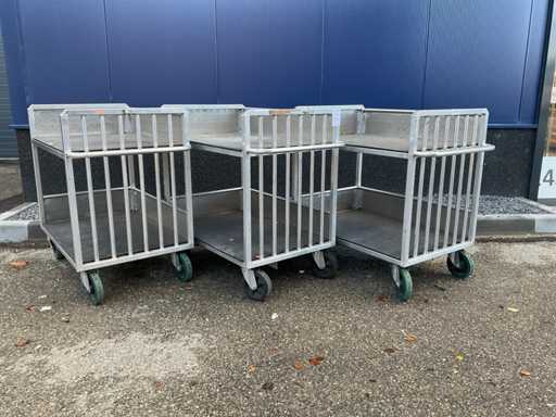 Orderpick wagen/transportwagen (3x)