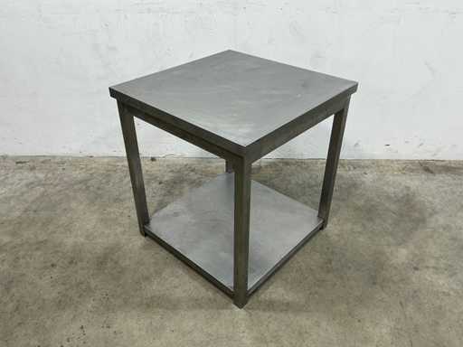 Arbeitstisch aus Edelstahl