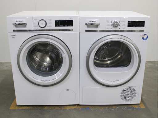 Siemens iQ700 iSensoric powerSpeed system aquaStop Wasmachine & Siemens iQ700 iSensoric outdoorCollection extraKlasse Wasdroger