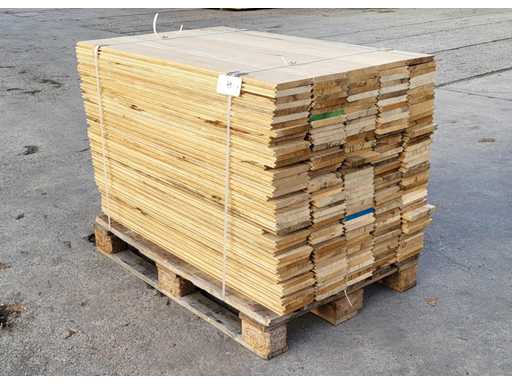 34,4 m2 Dąb afrykański 18 x 140 mm, długość 120 cm (205x)