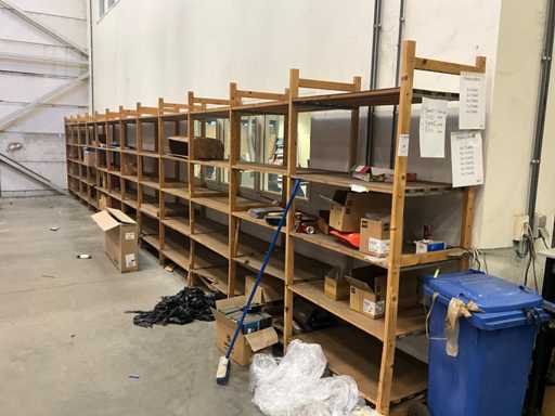 Holzabnehmbares Lagergestell