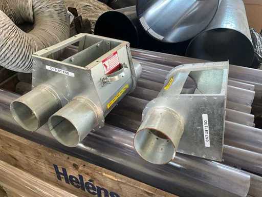 Partij Chore-Time Flex-Auger Onderbakken / voerlijn-onderdelen