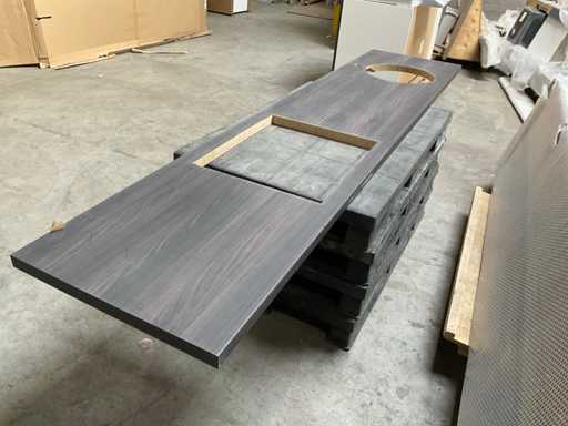 Keuken werkblad met Franke spoelbak