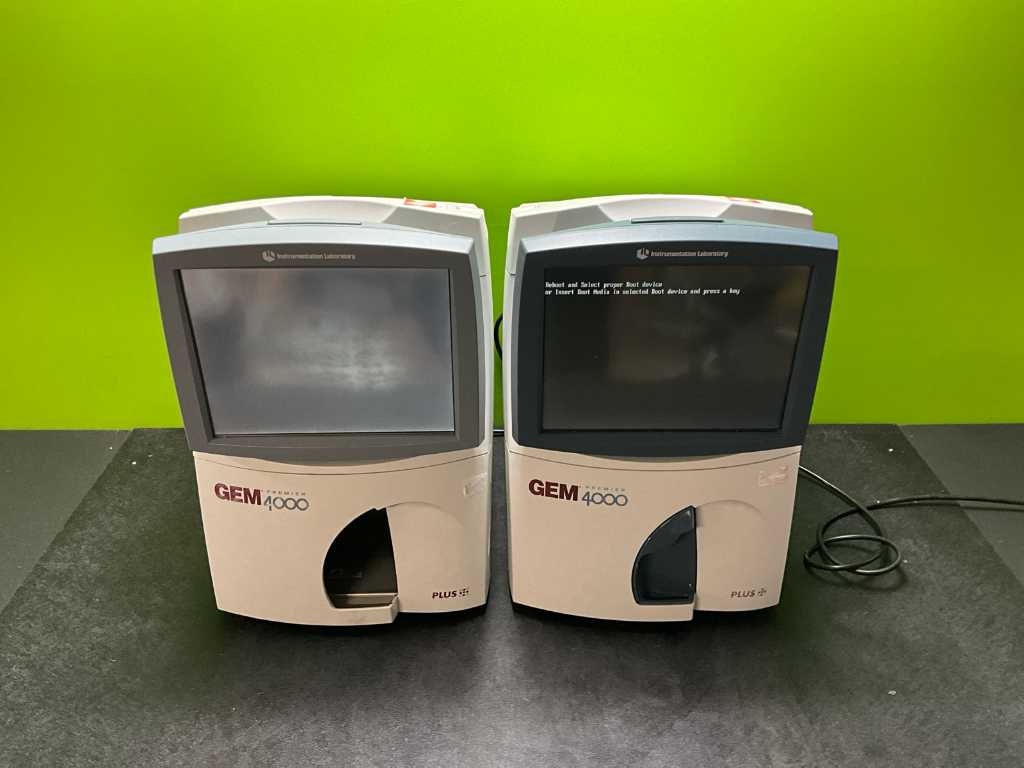 Instrumentation Laboratory Gem 4000 Plus Blood Gas Analyzer (2x