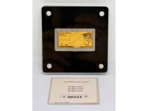1/200 oz 999 Fijn Goud Beroemde Gouden Munten Krugerrand