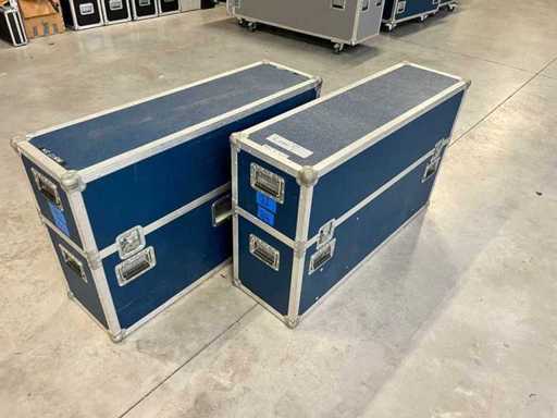 Casetec - Monitor vluchtcase (2x)