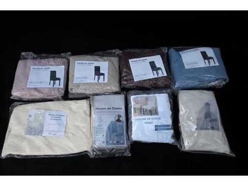 Juego de 25 fundas nuevas para sillas en blíster – Modelos variados