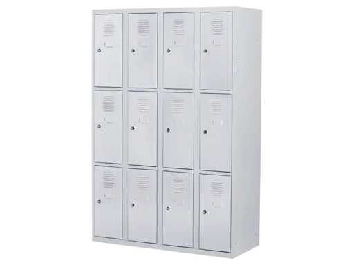 Armadietto Povag LKP-343 - 4 parti - 16 porte - 1800x1170x500 mm