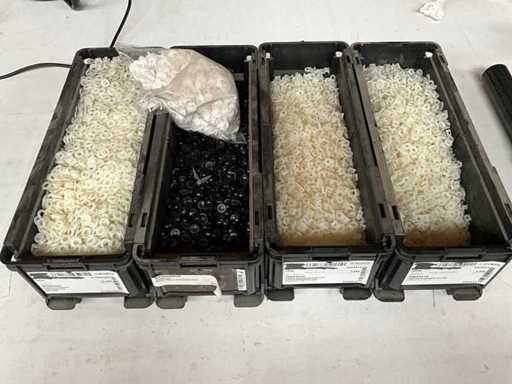 Würth Assorti plastic fasteners in stackable bins