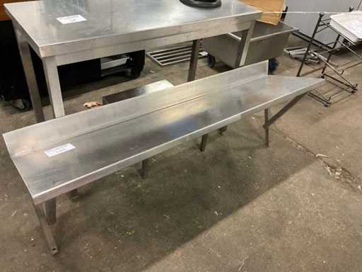 Rafturi de perete din oțel inoxidabil (4x)