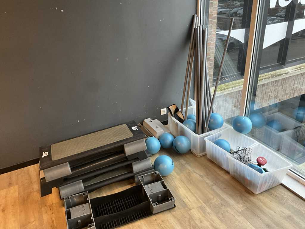 Various fitness accessories