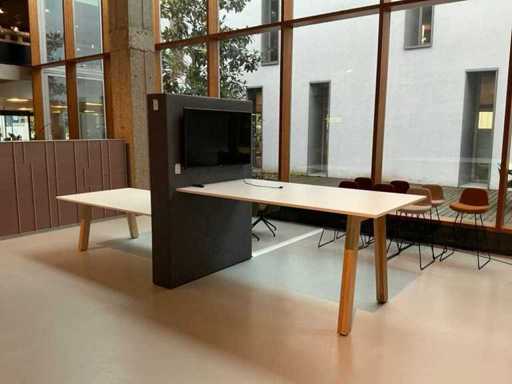 Postazione di lavoro Markant Hybrid Double 4-person