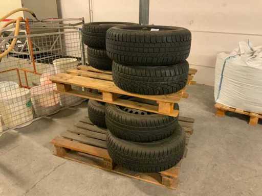 Série de pneus Michelin et Pirelli