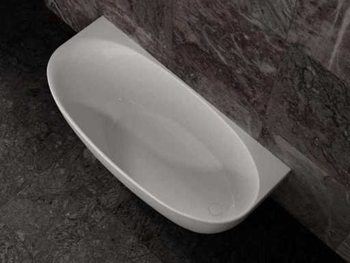 Hip bath half freestanding 1700x800x58cm