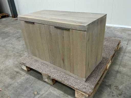 Eichen-Seitenschrank 53,5x86x40,5 cm