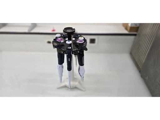 GILSON - Pipetten met houder (7x)